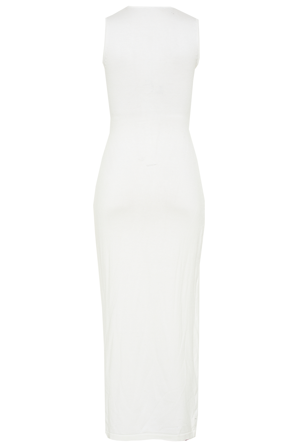 Sara Knit Maxi Dress in White | Bardot